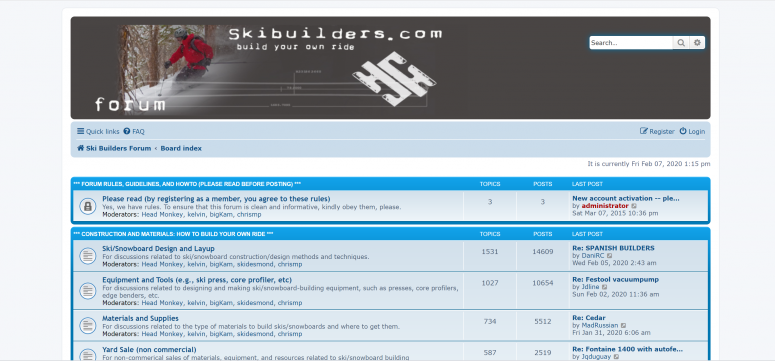 Ski Builders Forum